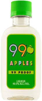 99 SCHNPS APPLES PET 4/12 PK 100ML