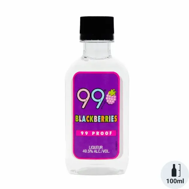 99 SCHNPS BLKB  PET 4/12PK 100ML