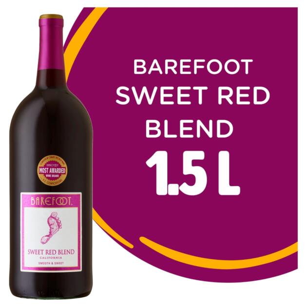 BAREFOOT  SWEET RED 1.5L
