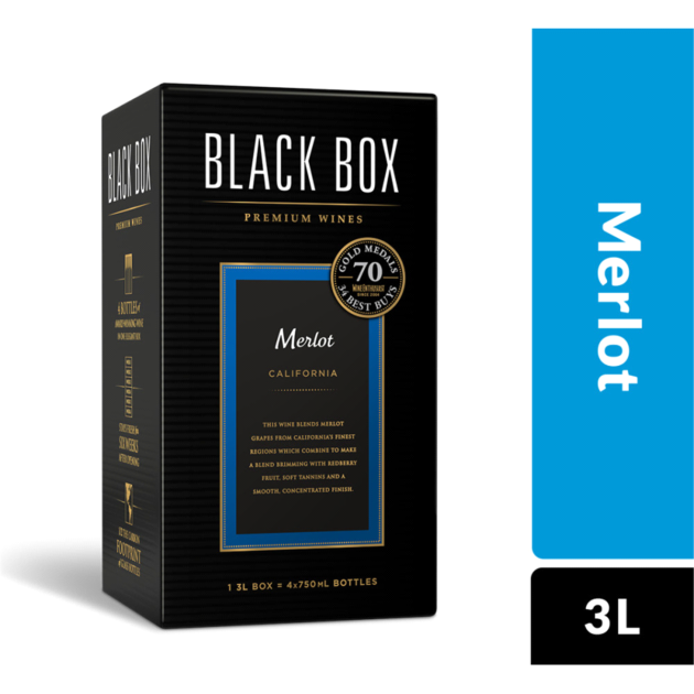 BLACK BOX MERLOT 6PK 3.0L