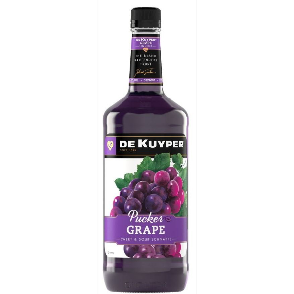 DEKUYPER PUCKER GRAPE SCH 30 PET 1.0L