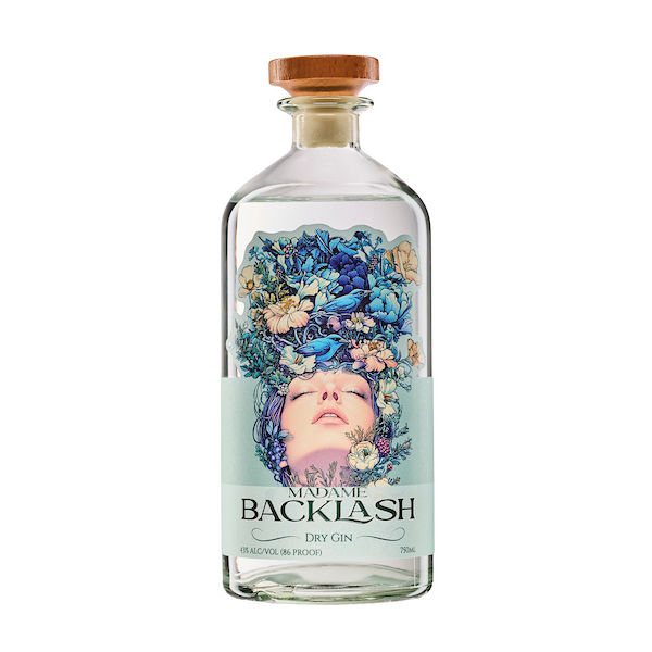 MADAME BACKLASH DRY GIN 750 ML