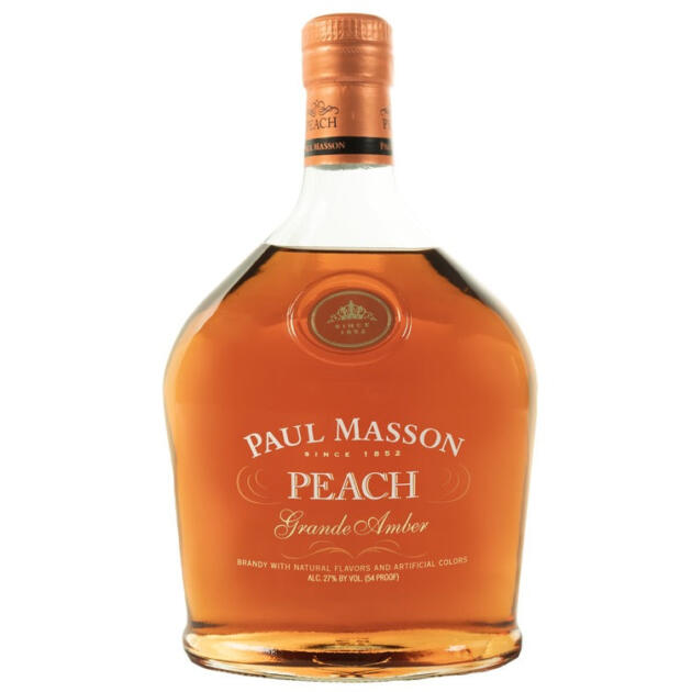 P MASSON BRANDY GR AMBER PEACH 54 1.75L