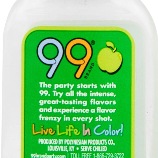 99 SCHNPS APPLES PET 4/12 PK 100ML