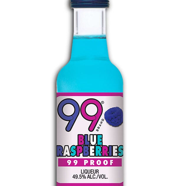 99 SCHNPS BLUE RASPB PET 4/12PK 100ML