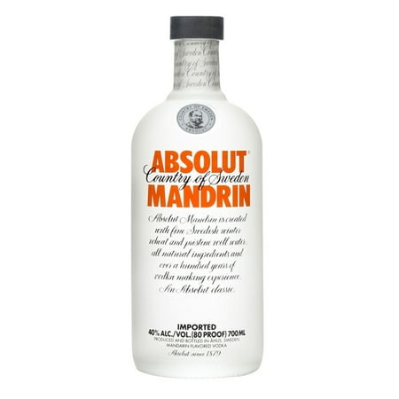 ABSOLUT VOD MANDRIN 80 750ML