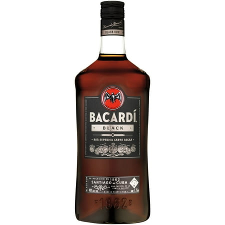 BACARDI RUM BLACK 80 1.75L
