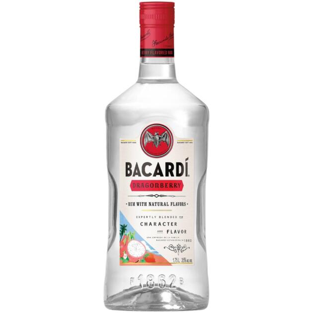 BACARDI RUM DRAGON BERRY 70  1.75L