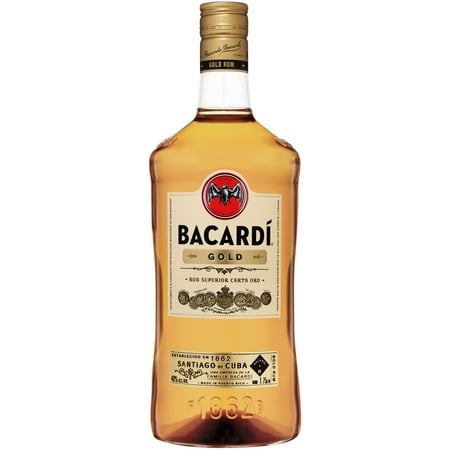 BACARDI RUM GOLD 80  1.75L