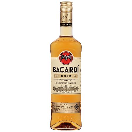 BACARDI RUM GOLD 80  750ML