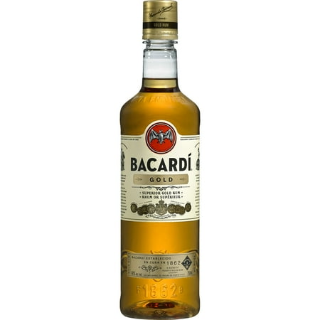 BACARDI RUM GOLD 80  PET 750ML