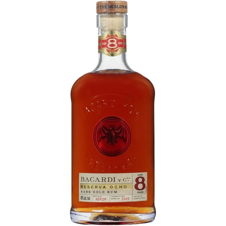 BACARDI RUM GOLD RSV OCH8Y80W/TUBE 750ML