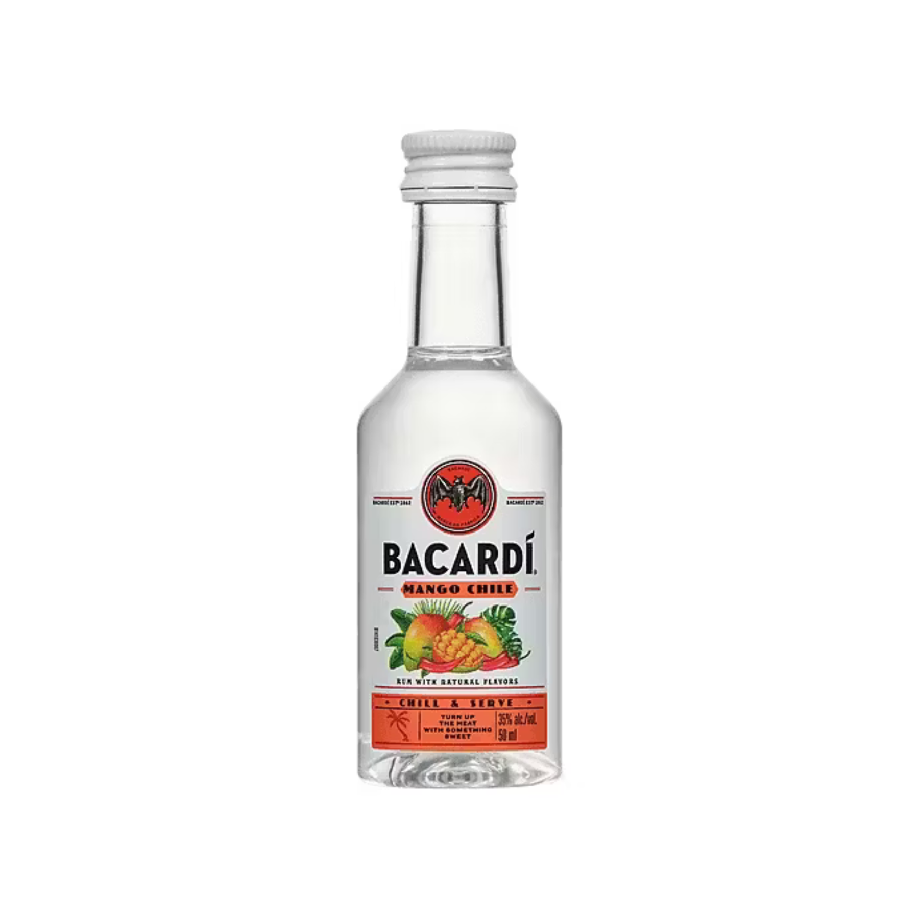 BACARDI RUM MANGO CHILE 80 12/10PK PET 50ML