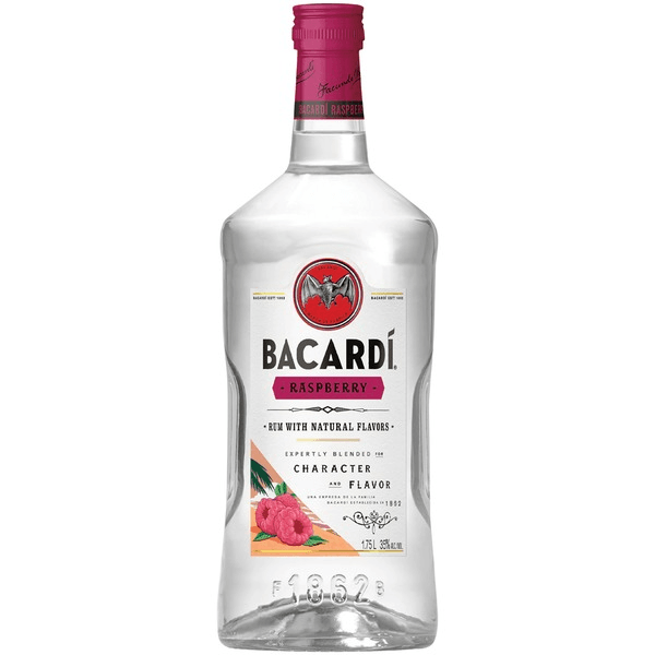 BACARDI RUM RASPBERRY 70  1.75L