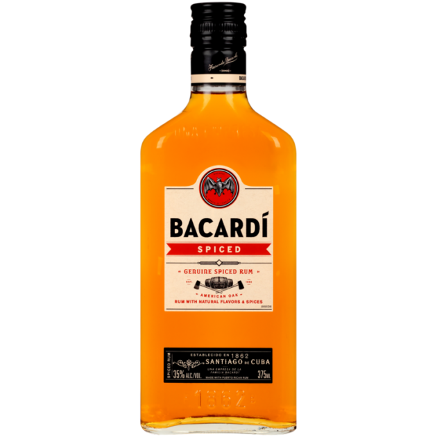 BACARDI RUM SPICED 70  375ML