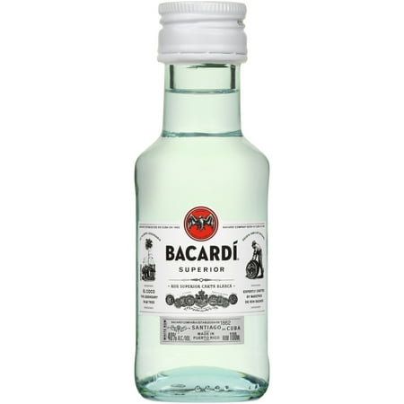 BACARDI RUM SUPERIOR WHITE 70  100ML