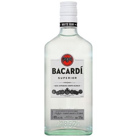 BACARDI RUM SUPERIOR WHITE 70  375ML