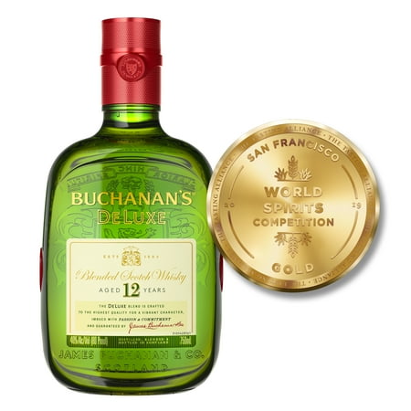 BUCHANANS SCOTCH DELUXE 12YR 80 750ML