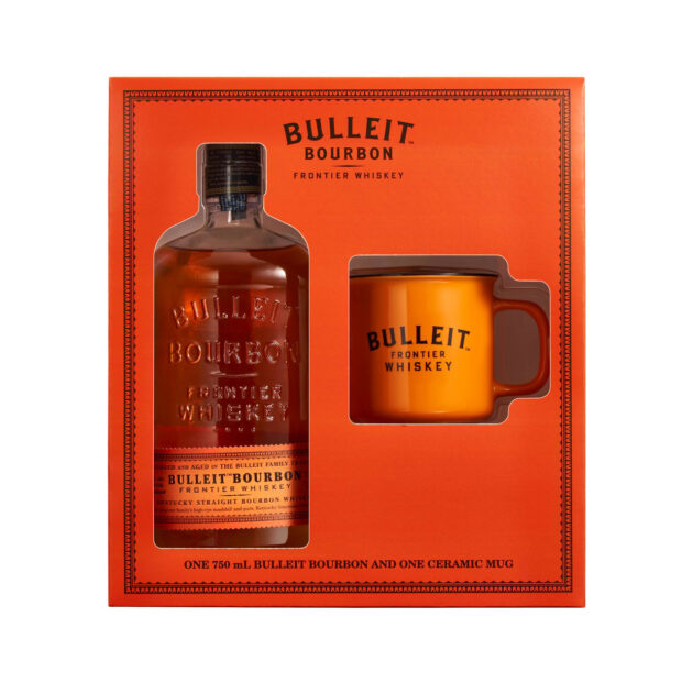 BULLEIT BOURBON 90 W/1 MUG 750ML