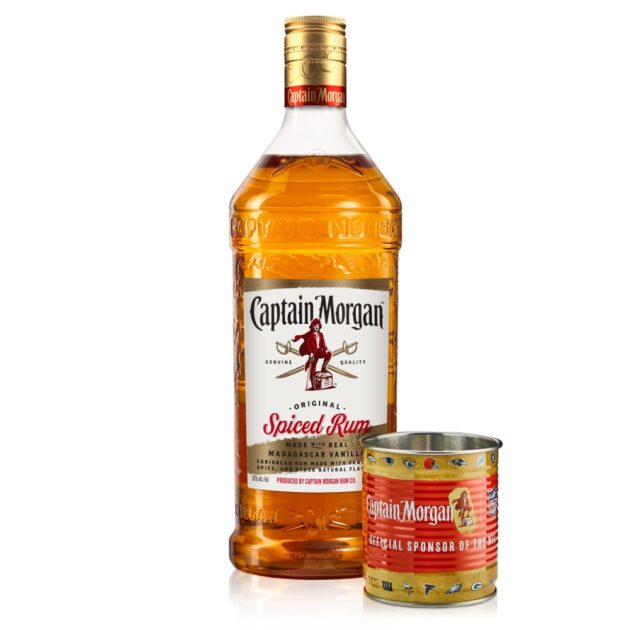 CAPT MORGAN RUM S MV70 W/NFLCUP 1.75L