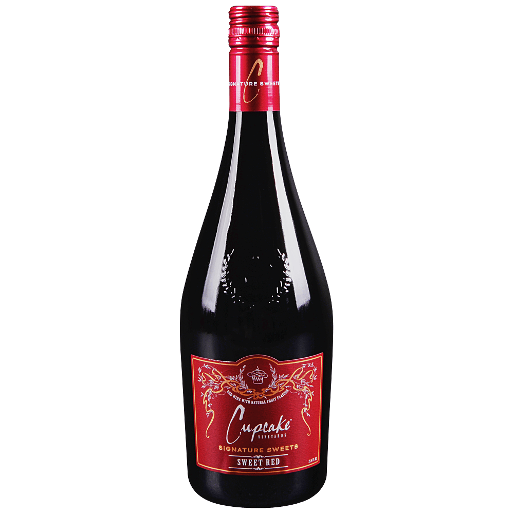 CUPCAKE SIGNATURE SWEETS RED 750ML