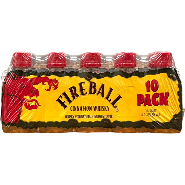 FIREBALL CINNAMON CANDYCANE 12/10PK 50ML