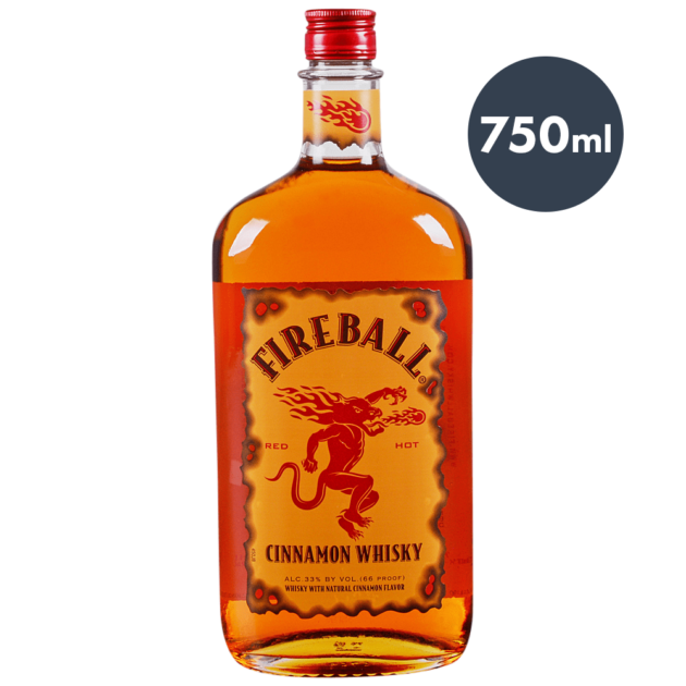 FIREBALL CINNAMON WHSKY PET 750ML