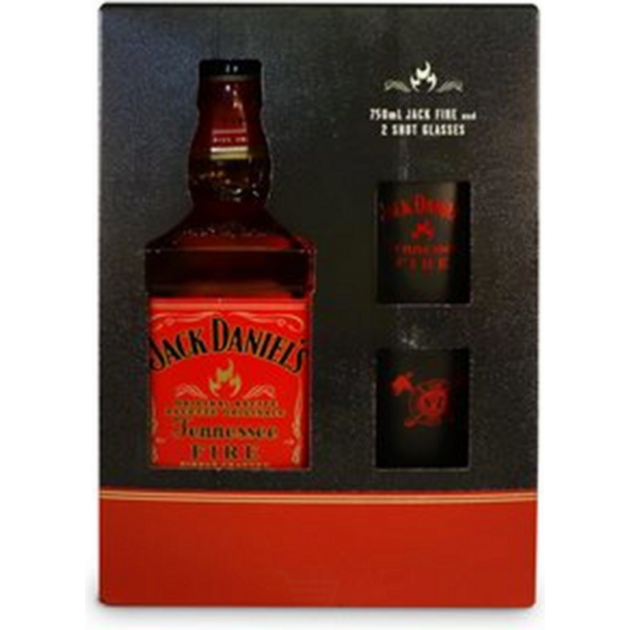 GIFT PACK JACK DANIELS TENN FIRE 750ML