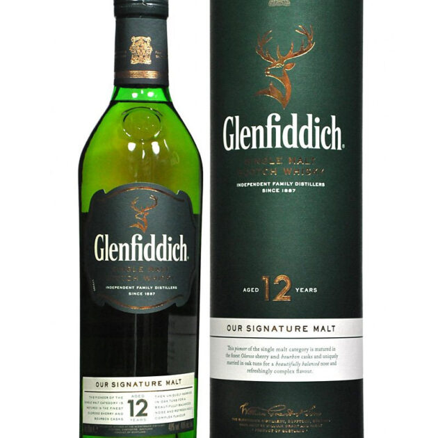 GLENFIDDICH SCOTCH 12 YR 375 ML