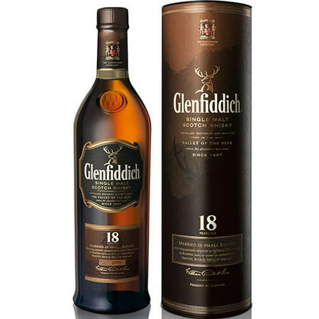 GLENFIDDICH SCOTCH 18YR SINGLE MALT 750ML