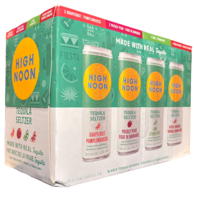 HIGH NOON TEQUILA FIESTA VARIETY 3/8PK 355ML