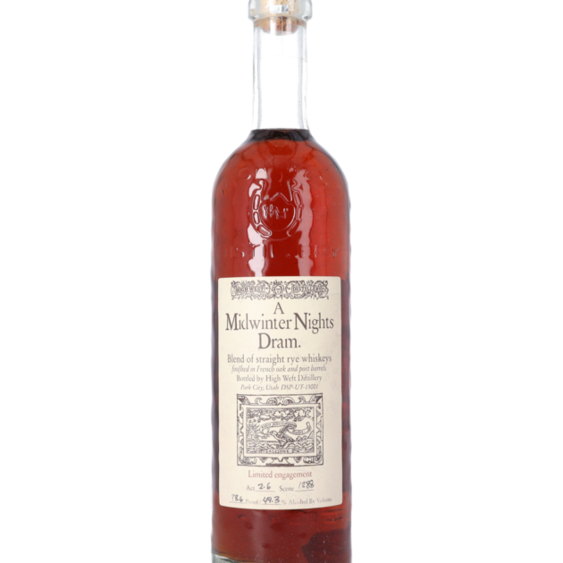 HIGH WEST RYE MIDWINTER DRAM 750 ML