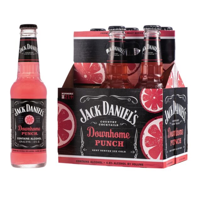JDCC DOWNHOME PUNCH MALT 4/6 PKS 1OZ