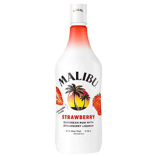 MALIBU RUM STRAWBERRY 42 PET 1.75L