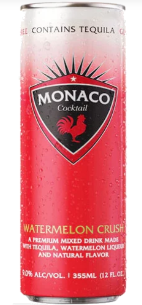 MONACO TEQ CKTL WTRMLN CRUSH CAN  6/4PK 12Z