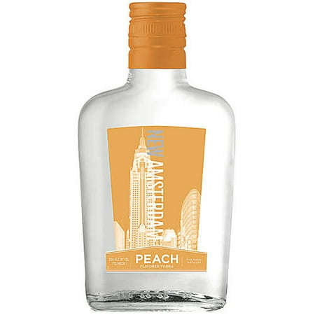 NEW AMSTERDAM VODKA PEACH 375ML