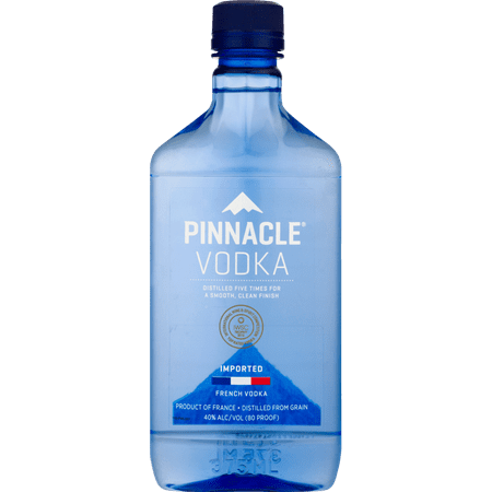 Old Pinnacle Vodka 80 Flask Pet 375ML
