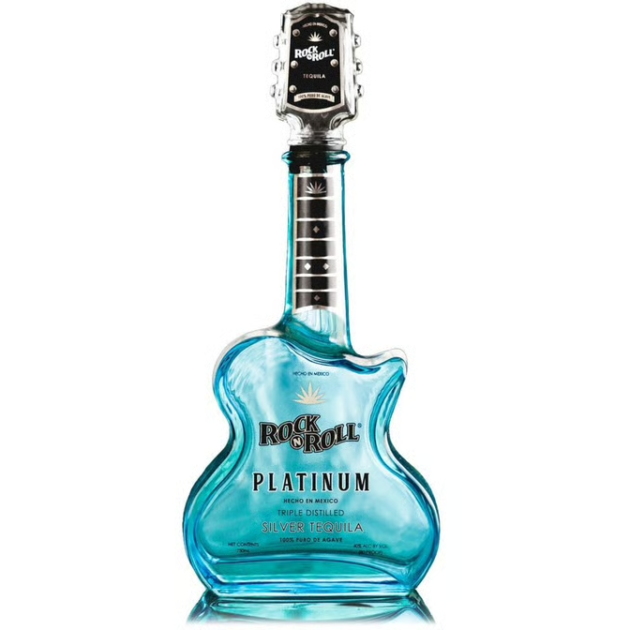ROCK N ROLL TEQ PLAT 80 BL GUITAR 750ML