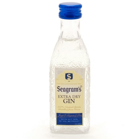 SEAGRAMS GIN EXTRA DRY 80 50ML