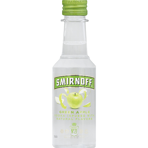 Smirnoff Green Apple Vodka 80  12/10PK PET 50ML