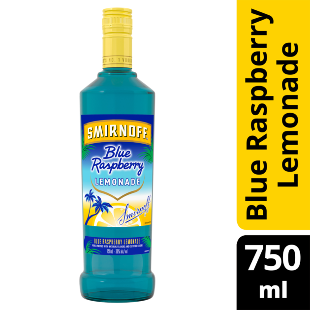SMIRNOFF VOD BL RASPB LEM 60 750ML
