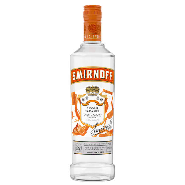 SMIRNOFF VOD KISSED CARAMEL 60 750ML
