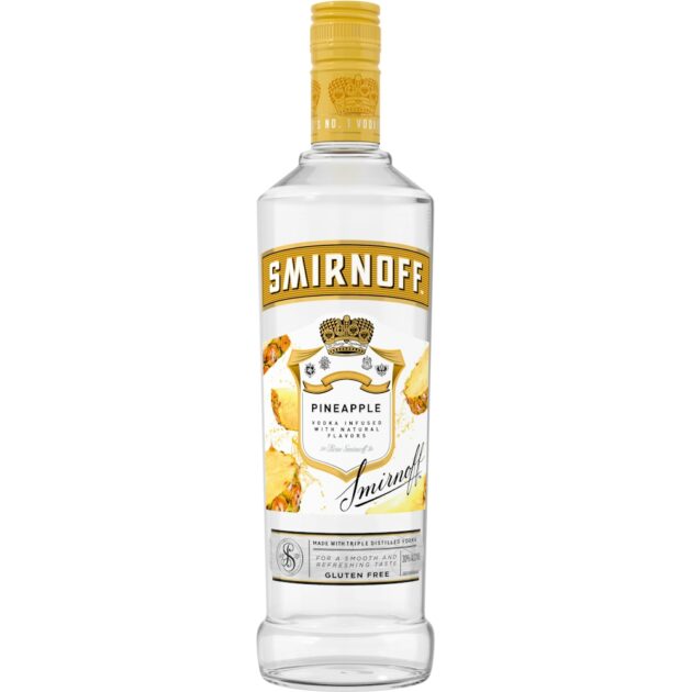SMIRNOFF VOD PINEAPPLE 70 750ML
