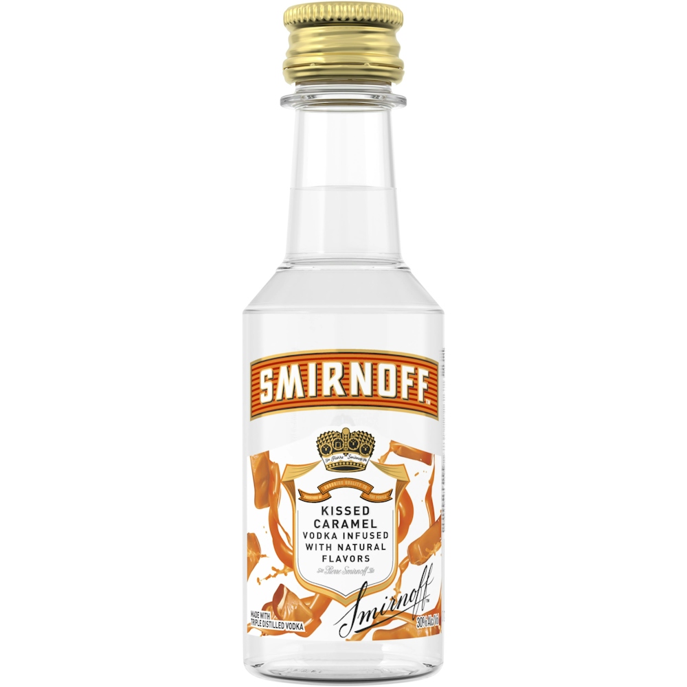 SMIRNOFF VODKA KISSED CARAMEL 50ML