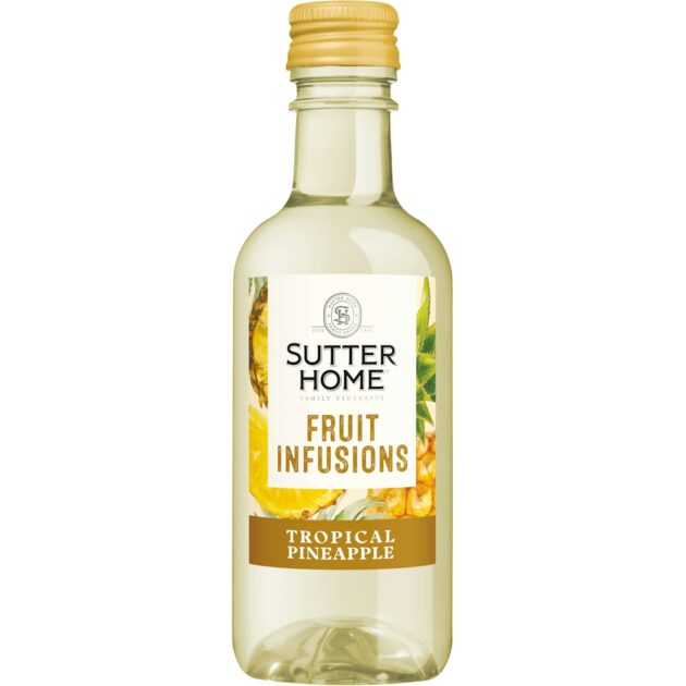 SUTTER HOME FRT INF PINEAP 6/4PK 187ML
