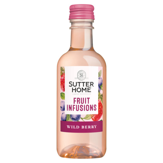 SUTTER HOME FRT INF WILD BRY 6/4PK 187ML