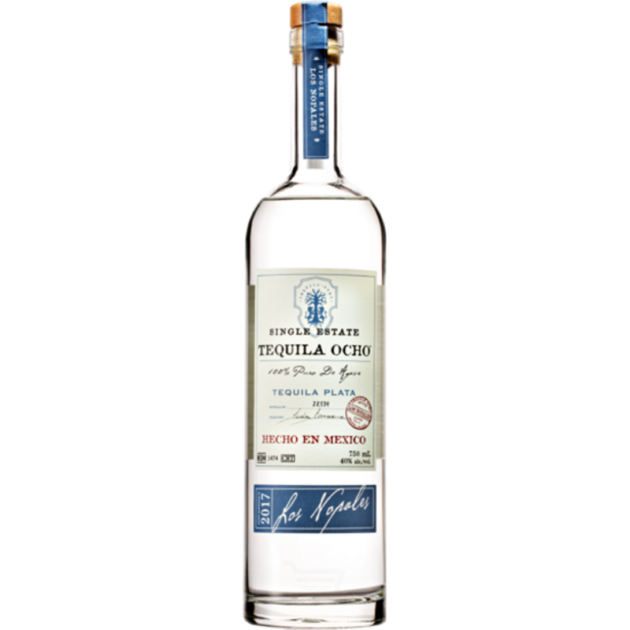 TEQUILA OCHO TEQ PLATA 80 750 ML