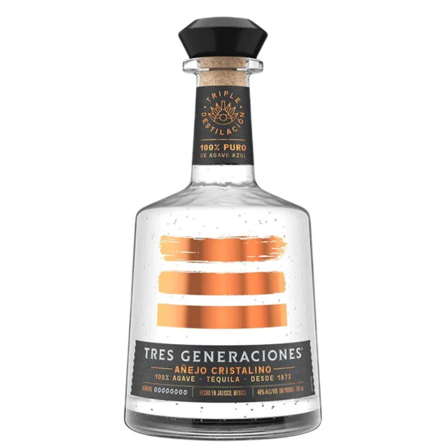 TRES GEN TEQ ANEJO CRISTALINO 80 750ML