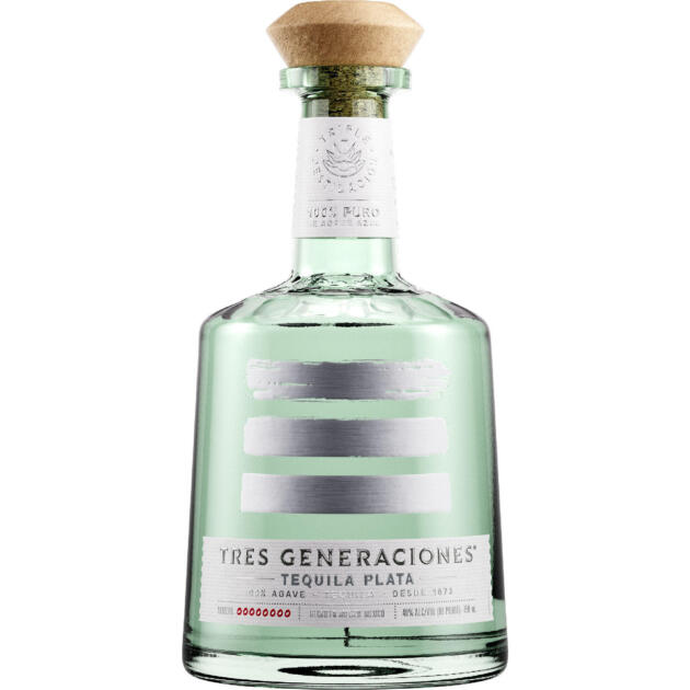 TRES GEN TEQ PLATA(ORG)80 750ML